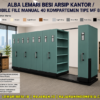 ALBA LEMARI BESI ARSIP KANTOR MOBILE FILE MANUAL 40 KOMPARTEMEN TIPE MF 8-22 (1)(1) ALBA LEMARI BESI ARSIP KANTOR / MOBILE FILE MANUAL 40 KOMPARTEMEN TIPE MF 8-22: Solusi Penyimpanan Arsip Kantor Berkapasitas Besar, Hemat Ruang, dan Profesional