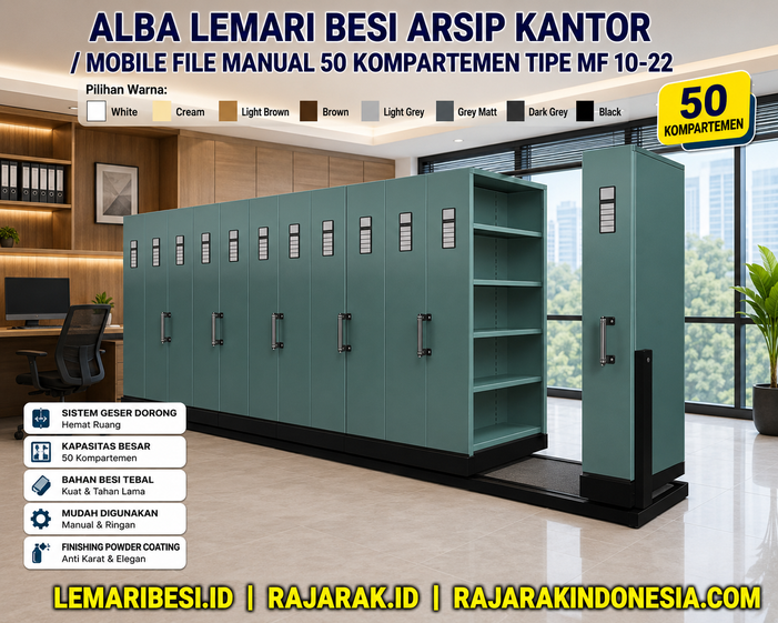 LEMARI ARSIP ROLL O PACK / MOBILE FILE : PENGERTIAN, FUNGSI, MANFAAT, KEGUNAAN & KELEBIHAN: Solusi Penyimpanan Arsip Modern yang Efisien dan Hemat Ruang