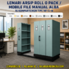 LEMARI ARSIP ROLL O PACK MOBILE FILE MANUAL ALBA 16 KOMPARTEMEN TIPE MF-4-18(1) LEMARI ARSIP ROLL O PACK / MOBILE FILE MANUAL ALBA 16 KOMPARTEMEN TIPE MF-4-18: Solusi Penyimpanan Arsip Modern yang Hemat Ruang dan Berkapasitas Besar