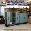 MOBILE FILE MANUAL ALBA 32 KOMPARTEMEN TIPE MF-8-18 RAJARAK(1) LEMARI ARSIP KANTOR ROLL O PACK / MOBILE FILE MANUAL ALBA 32 KOMPARTEMEN TIPE MF-8-18: Solusi Penyimpanan Arsip Profesional dengan Kapasitas Besar dan Hemat Ruang