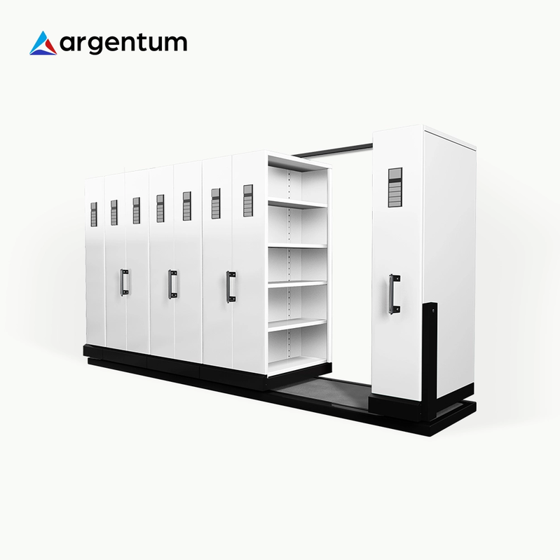 ARGENTUM LEMARI ARSIP KANTOR MOBILE FILE MANUAL TIPE MF-8-22 (40 CPTS) | LEMARIBESI.ID