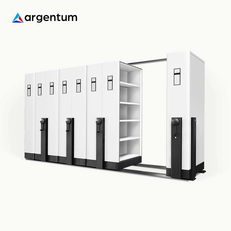 ARGENTUM LEMARI BESI ARSIP KANTOR MOBILE FILE SISTEM MEKANIK MF AUM 103 (40 CPTS) | LEMARIBESI.ID
