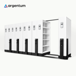 ARGENTUM LEMARI BESI ARSIP KANTOR MOBILE FILE SISTEM MEKANIK MF AUM 104 (50 CPTS) LEMARIBESI.ID