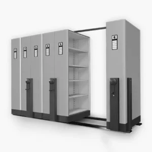 LEMARI ARSIP BESI KANTOR ALBA ROLL O PACK MOBILE FILE MEKANIK TIPE MF-AUM-102 (30 CPTS) LEMARIBESI.ID