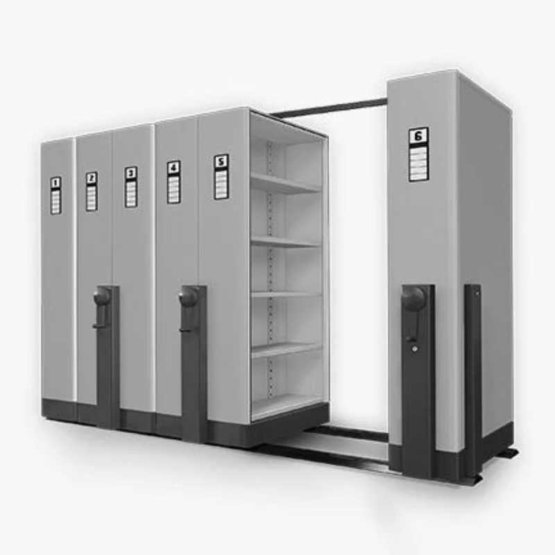 LEMARI ARSIP BESI KANTOR ALBA ROLL O PACK MOBILE FILE MEKANIK TIPE MF-AUM-102 (30 CPTS) LEMARIBESI.ID