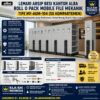 LEMARI ARSIP BESI KANTOR ALBA ROLL O PACK MOBILE FILE MEKANIK TIPE MF-AUM-104 (50 CPTS) LEMARI ARSIP BESI KANTOR ALBA ROLL O PACK MOBILE FILE MEKANIK TIPE MF-AUM-104 (50 CPTS) | LEMARIBESI.ID